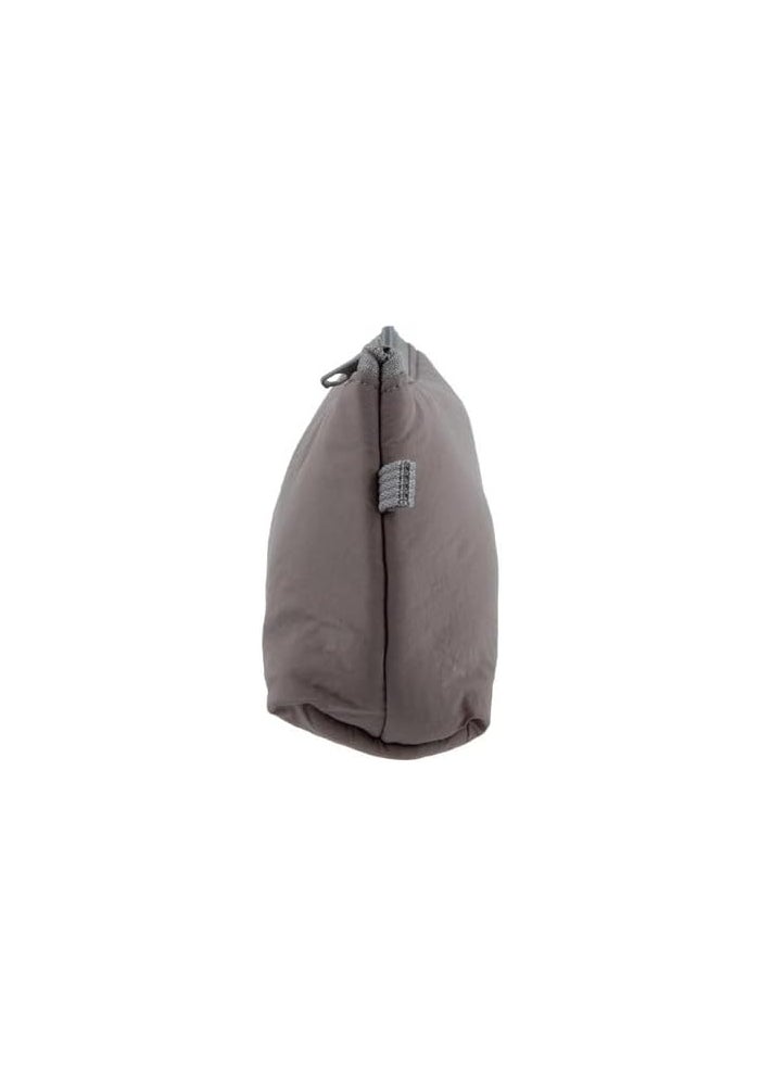 Daiso Gray Gusset Pouch with Big Eyes Design | Cute Zip Storage Bag for Kids Essentials & Accessories - Image 2